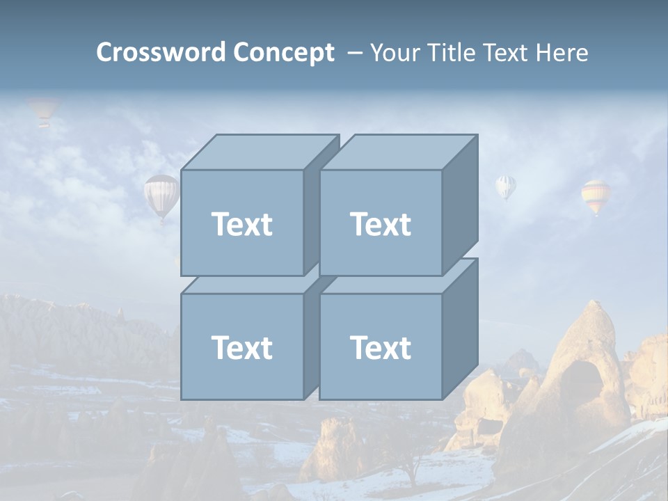 Cones Formation Cave PowerPoint Template