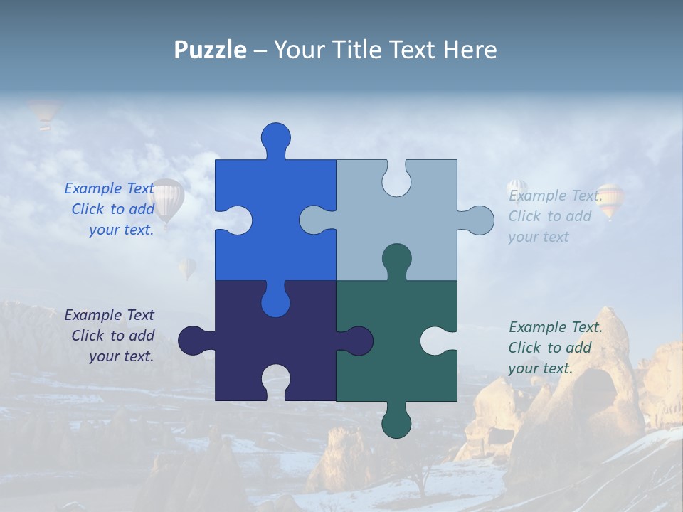 Cones Formation Cave PowerPoint Template