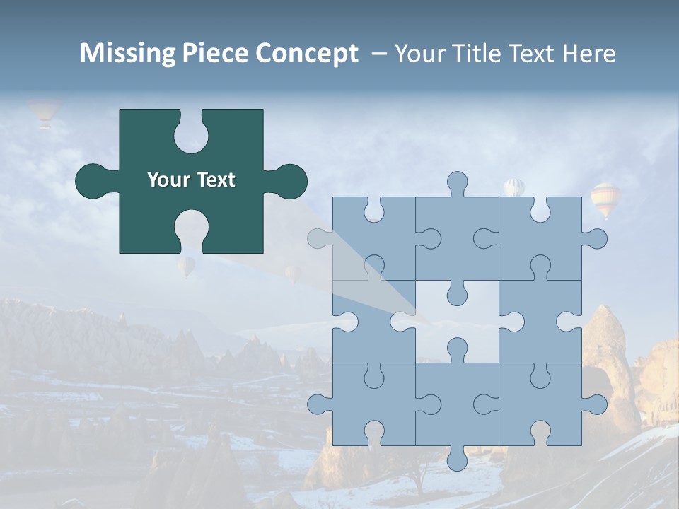 Cones Formation Cave PowerPoint Template