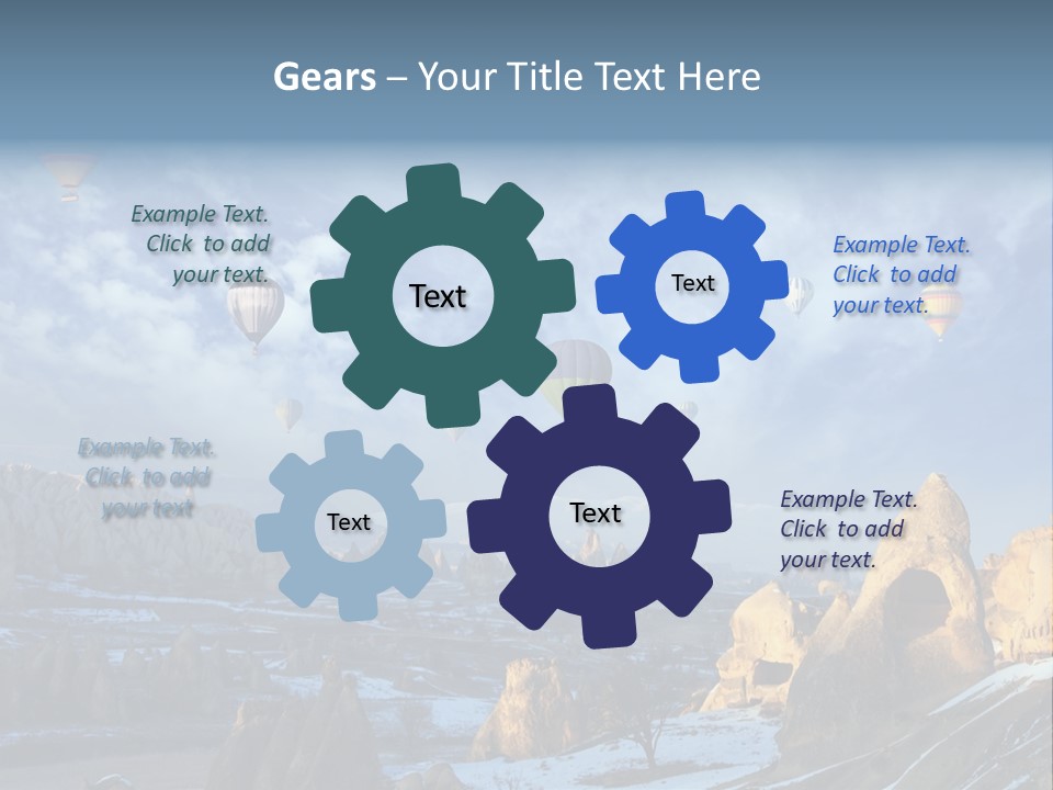 Cones Formation Cave PowerPoint Template