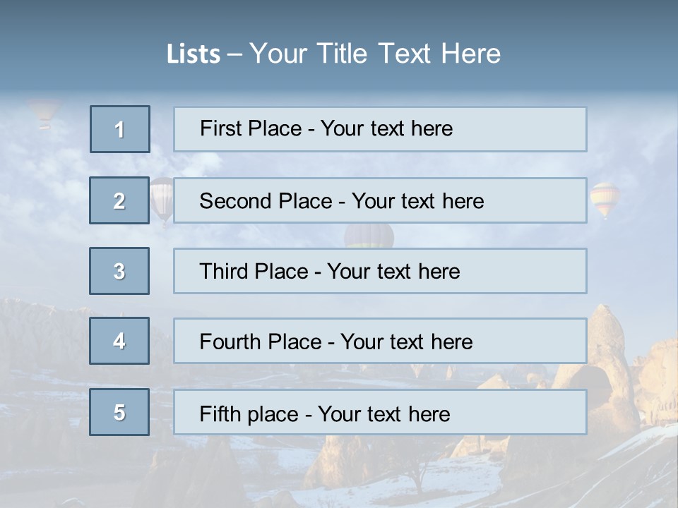 Cones Formation Cave PowerPoint Template