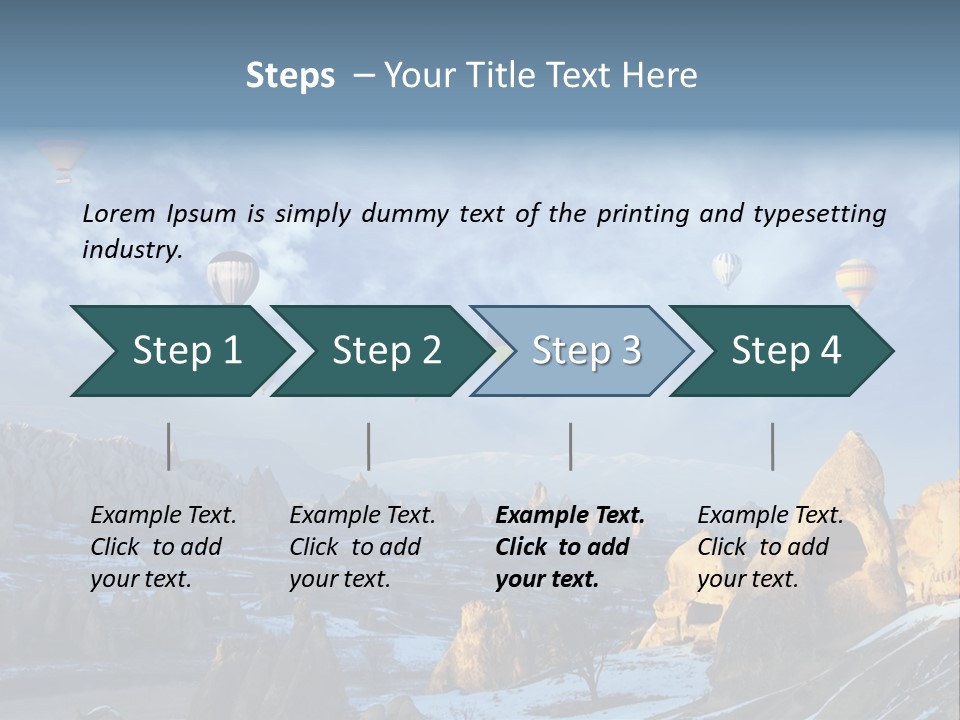 Cones Formation Cave PowerPoint Template