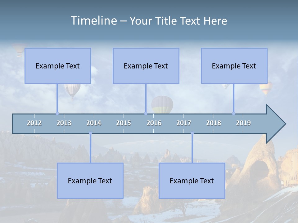 Cones Formation Cave PowerPoint Template