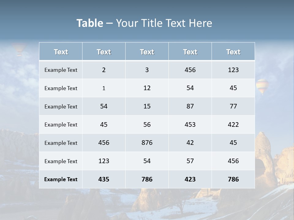 Cones Formation Cave PowerPoint Template