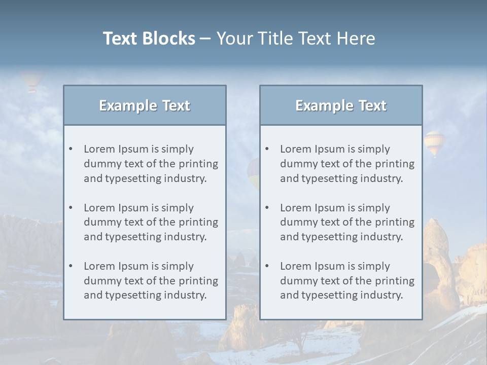 Cones Formation Cave PowerPoint Template