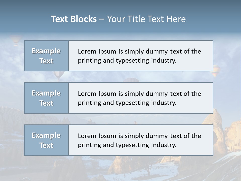 Cones Formation Cave PowerPoint Template