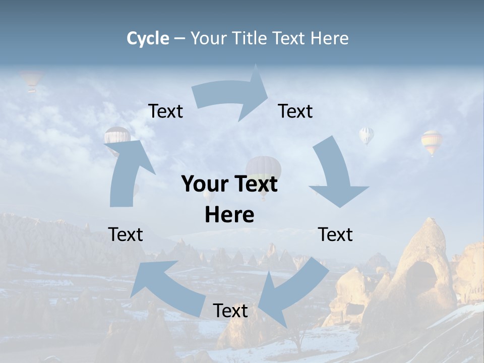 Cones Formation Cave PowerPoint Template