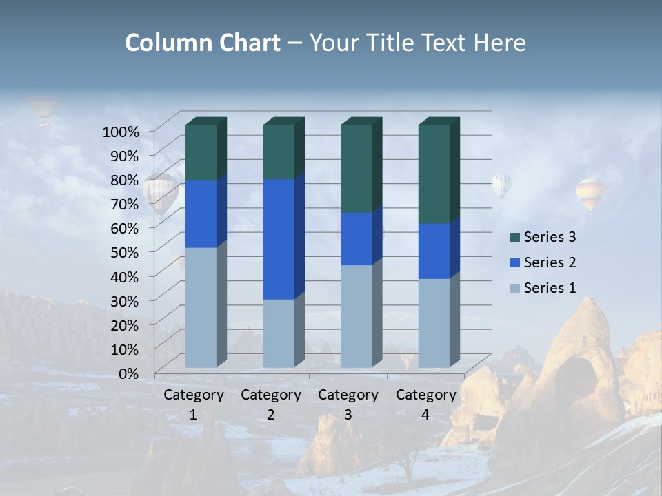 Cones Formation Cave PowerPoint Template