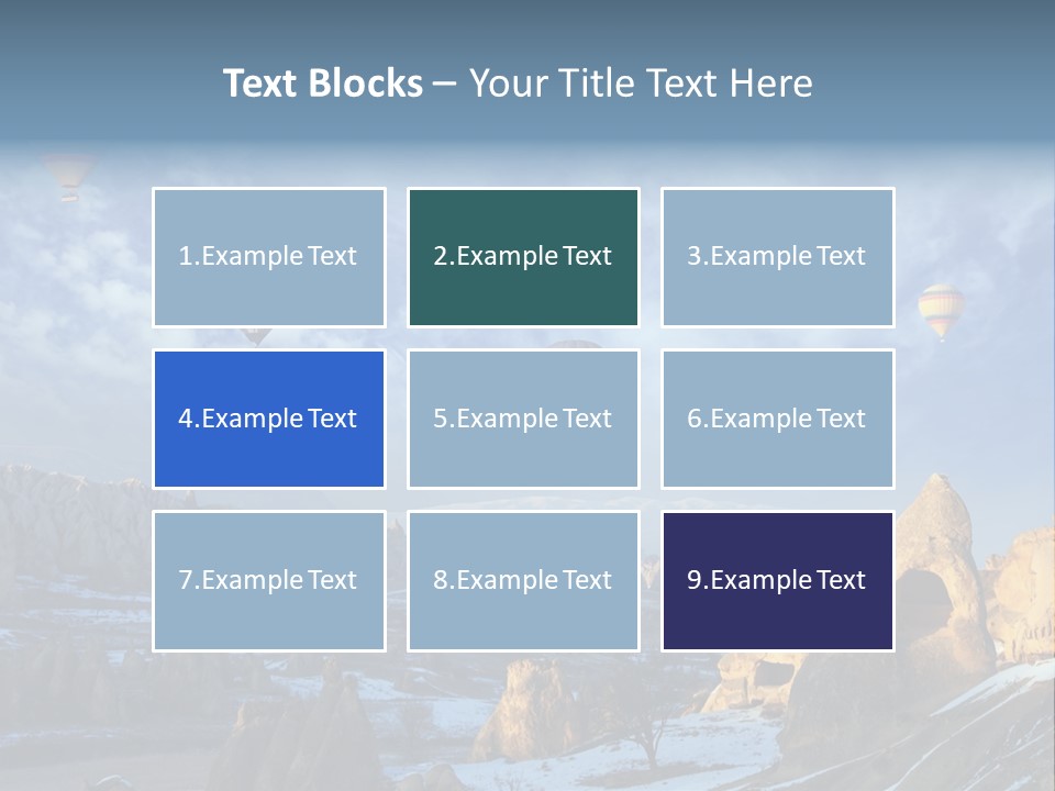 Cones Formation Cave PowerPoint Template
