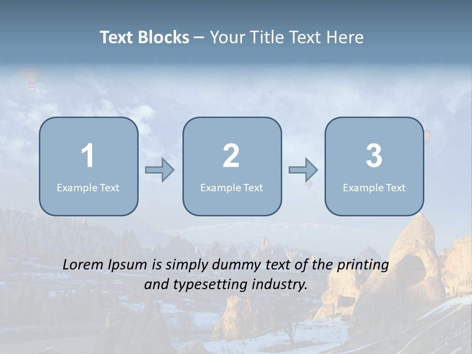 Cones Formation Cave PowerPoint Template