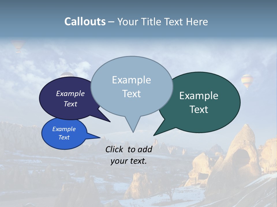 Cones Formation Cave PowerPoint Template