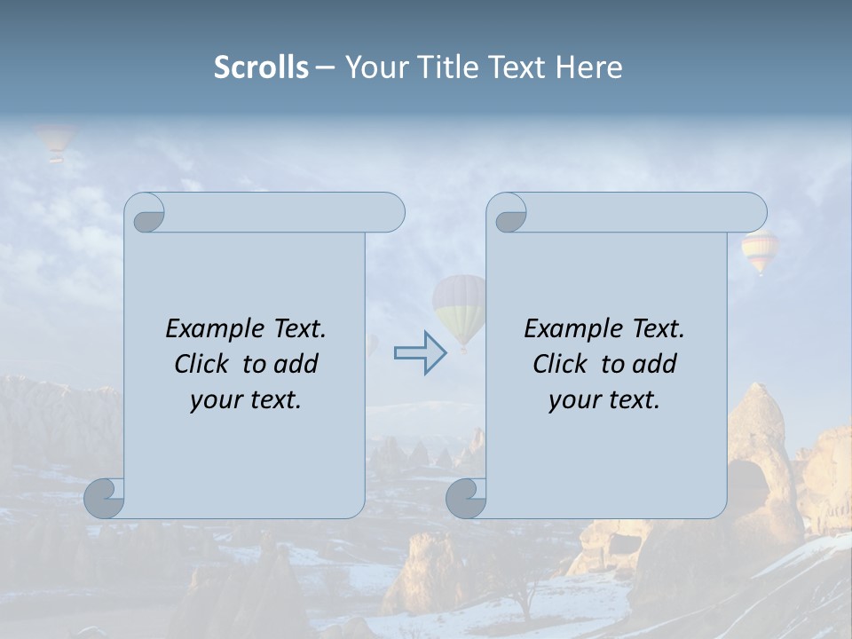 Cones Formation Cave PowerPoint Template