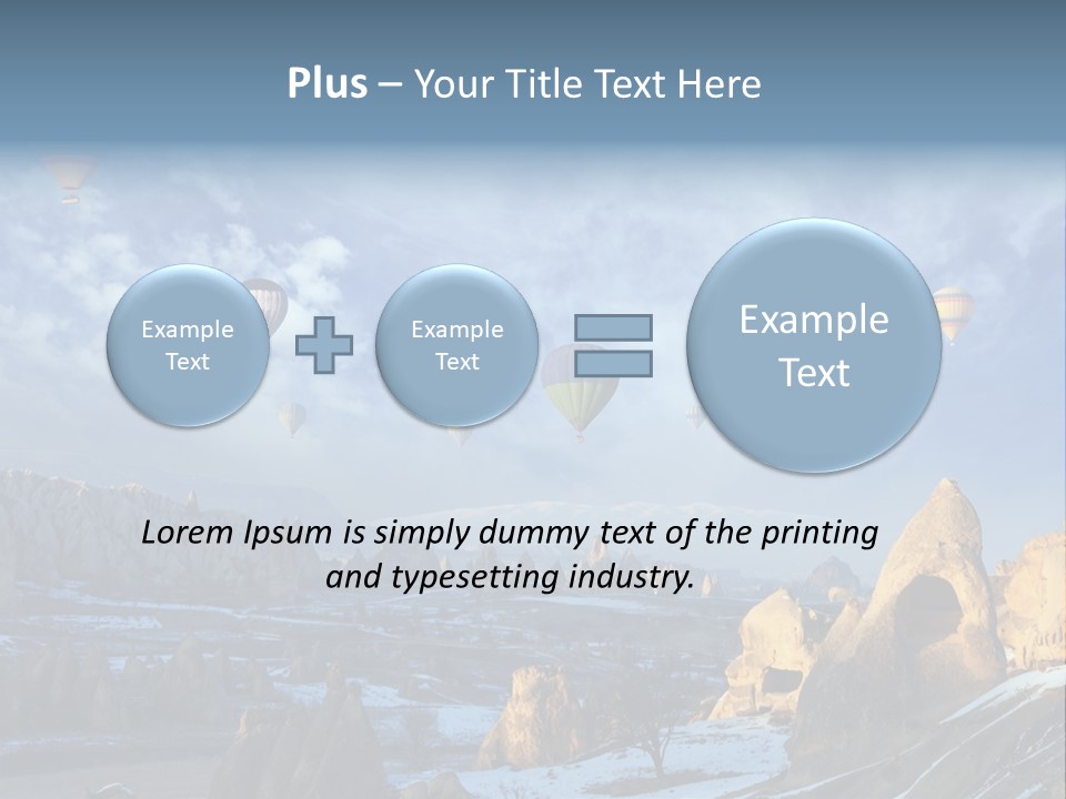 Cones Formation Cave PowerPoint Template