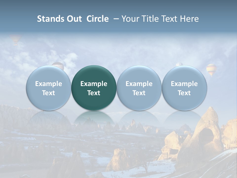 Cones Formation Cave PowerPoint Template