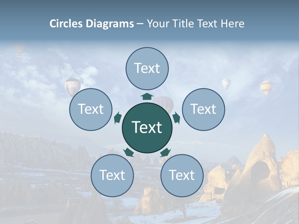 Cones Formation Cave PowerPoint Template