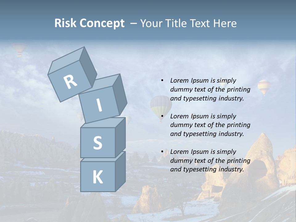 Cones Formation Cave PowerPoint Template