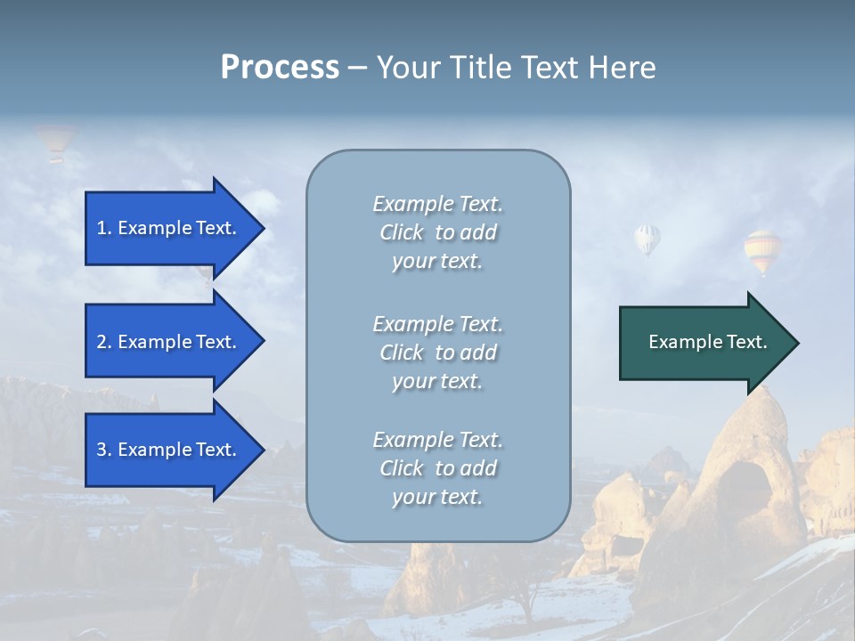 Cones Formation Cave PowerPoint Template