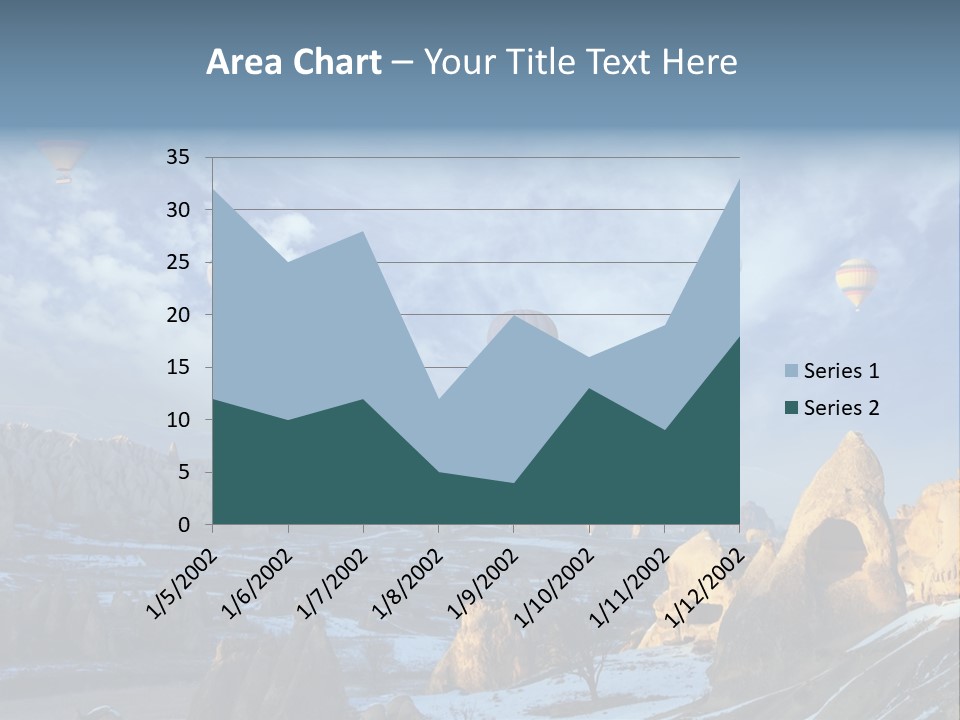 Cones Formation Cave PowerPoint Template