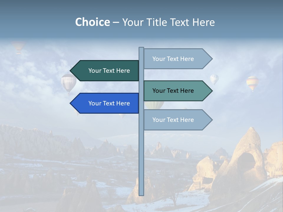 Cones Formation Cave PowerPoint Template