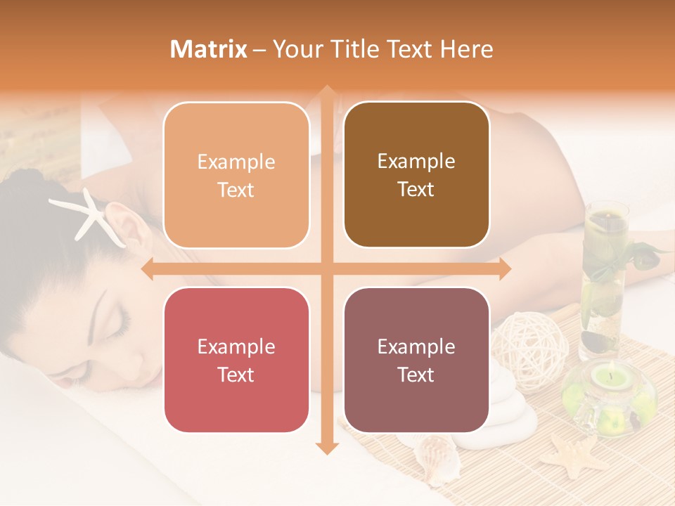 Girl Woman Spa Treatment PowerPoint Template