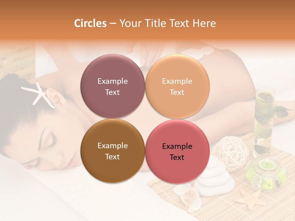 Girl Woman Spa Treatment PowerPoint Template