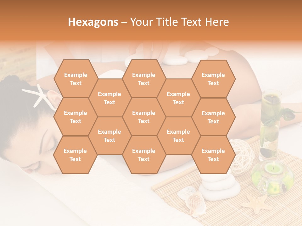 Girl Woman Spa Treatment PowerPoint Template