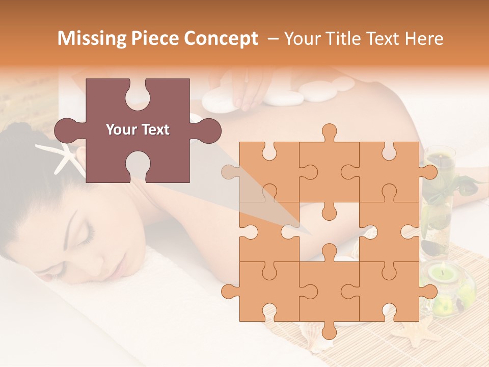 Girl Woman Spa Treatment PowerPoint Template