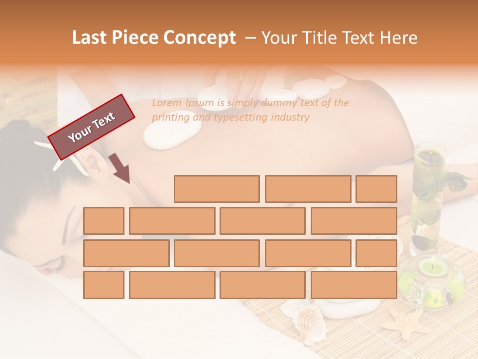 Girl Woman Spa Treatment PowerPoint Template