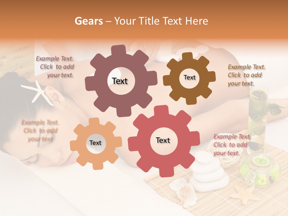 Girl Woman Spa Treatment PowerPoint Template