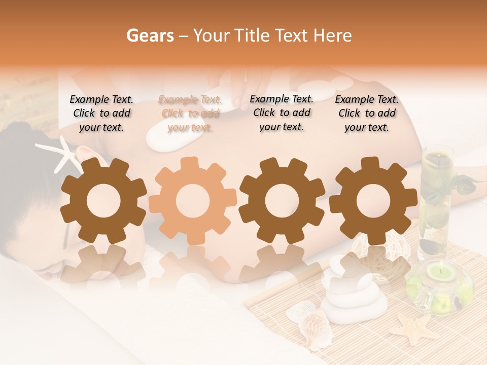 Girl Woman Spa Treatment PowerPoint Template