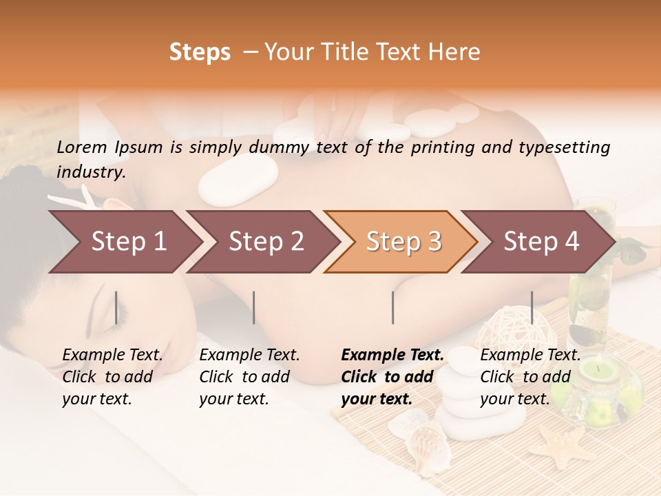 Girl Woman Spa Treatment PowerPoint Template