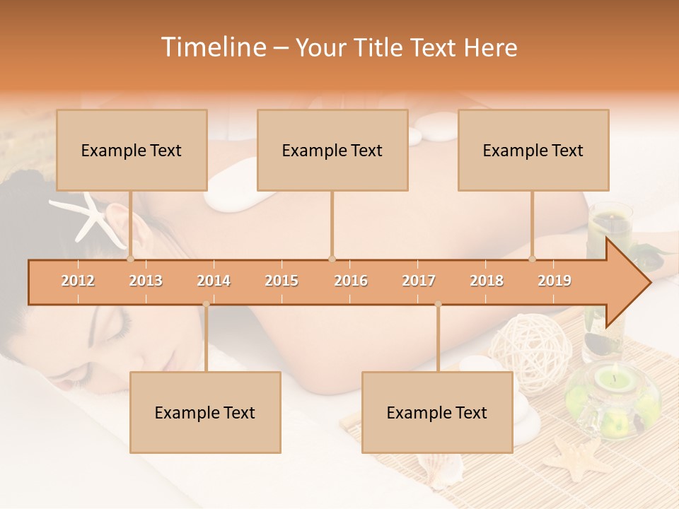 Girl Woman Spa Treatment PowerPoint Template