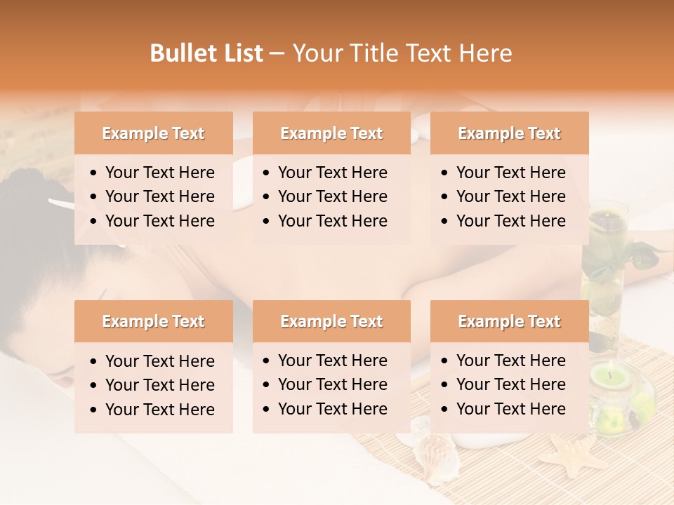 Girl Woman Spa Treatment PowerPoint Template