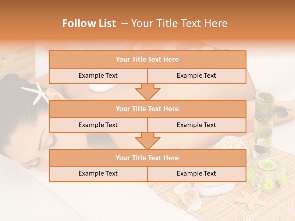 Girl Woman Spa Treatment PowerPoint Template