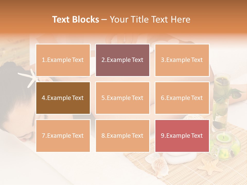 Girl Woman Spa Treatment PowerPoint Template