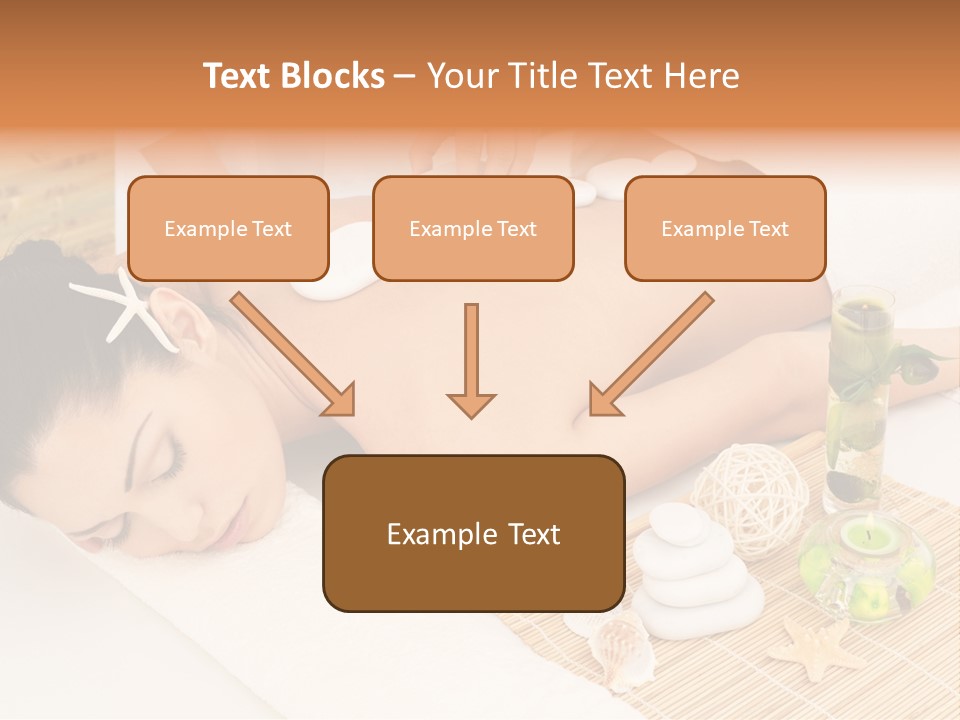 Girl Woman Spa Treatment PowerPoint Template