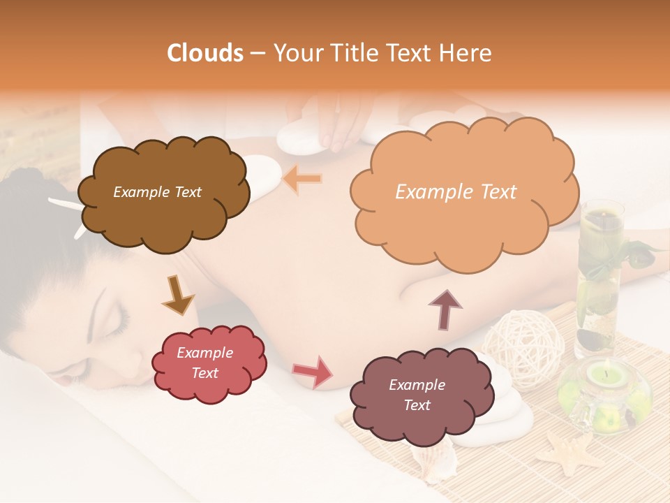 Girl Woman Spa Treatment PowerPoint Template