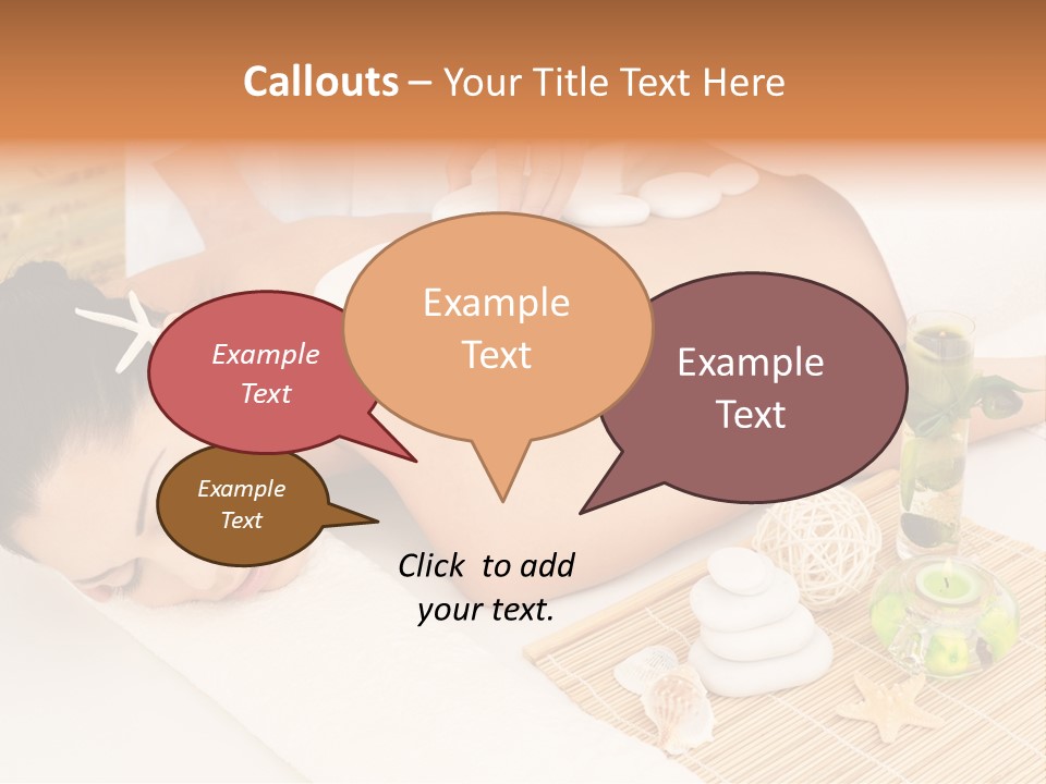 Girl Woman Spa Treatment PowerPoint Template