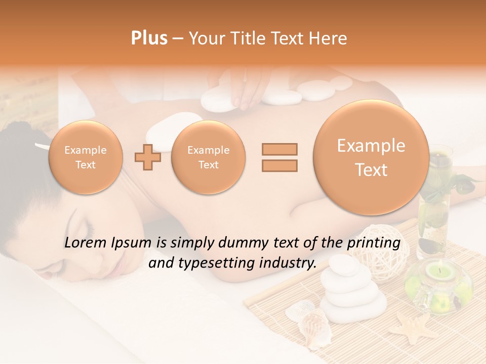 Girl Woman Spa Treatment PowerPoint Template