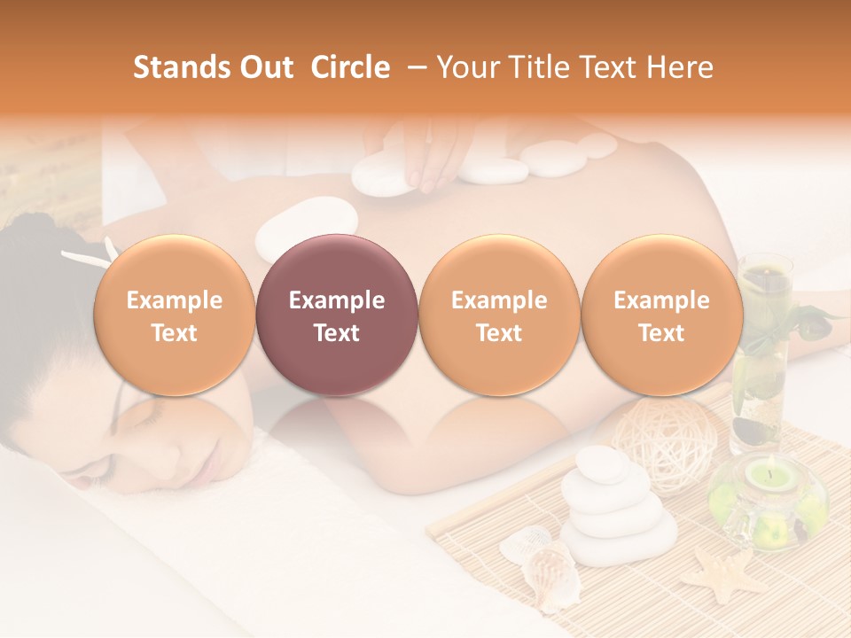 Girl Woman Spa Treatment PowerPoint Template