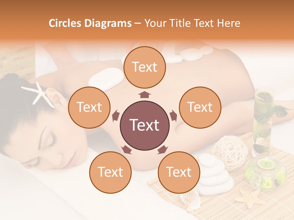 Girl Woman Spa Treatment PowerPoint Template