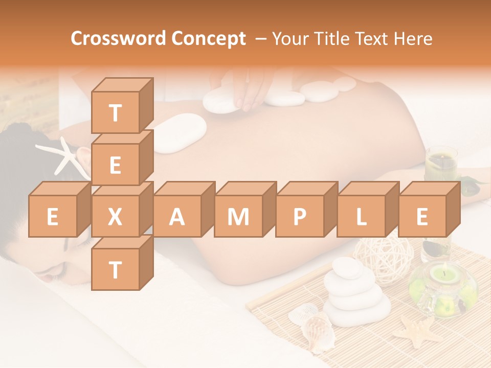 Girl Woman Spa Treatment PowerPoint Template