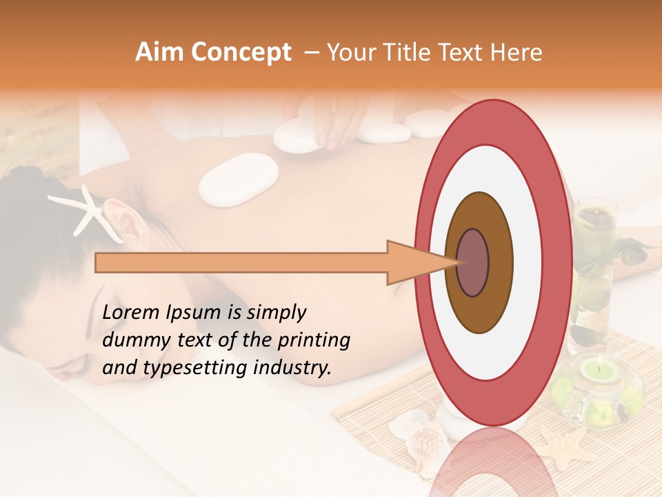 Girl Woman Spa Treatment PowerPoint Template