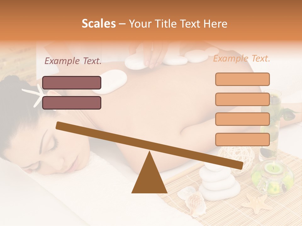 Girl Woman Spa Treatment PowerPoint Template