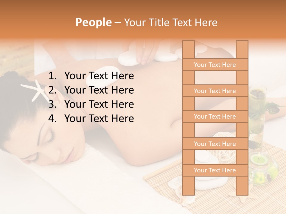 Girl Woman Spa Treatment PowerPoint Template