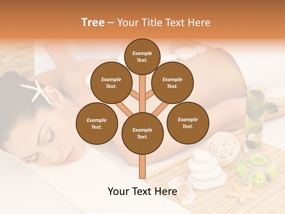 Girl Woman Spa Treatment PowerPoint Template