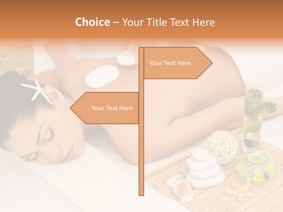 Girl Woman Spa Treatment PowerPoint Template