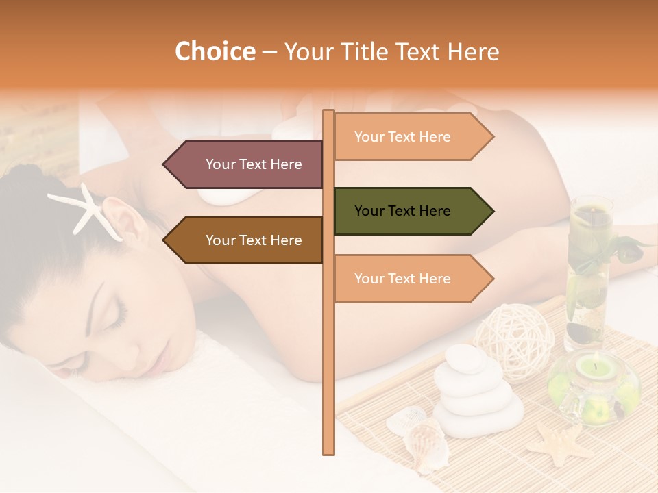 Girl Woman Spa Treatment PowerPoint Template