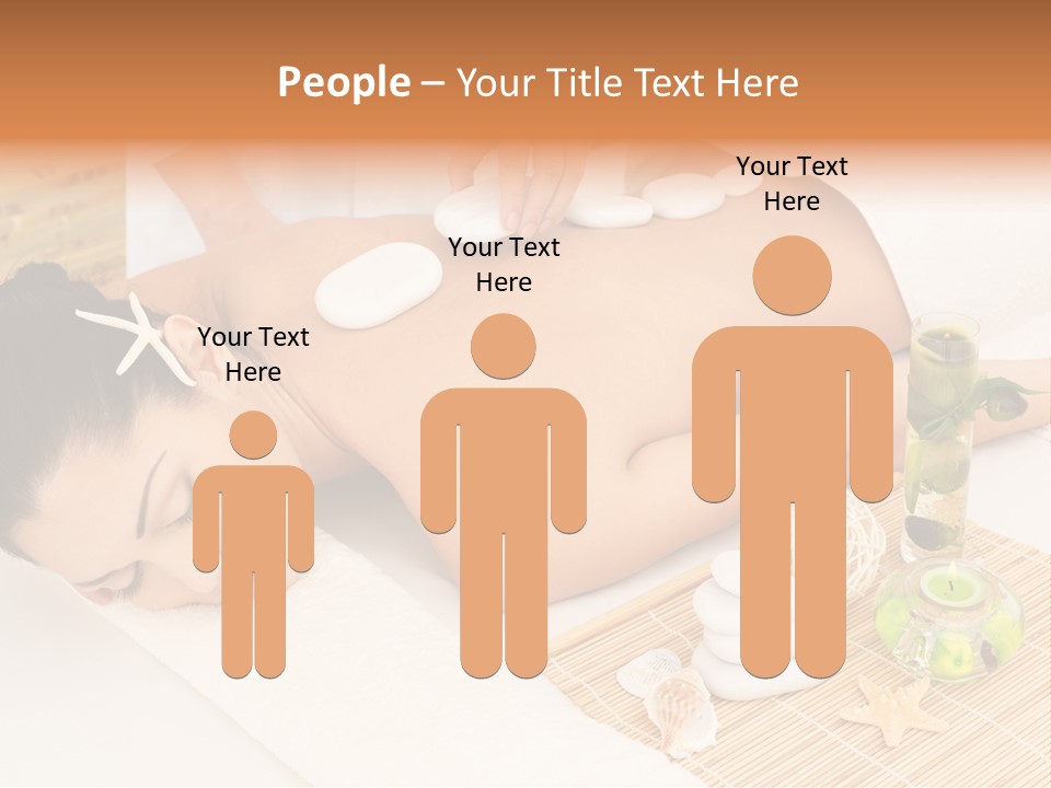 Girl Woman Spa Treatment PowerPoint Template