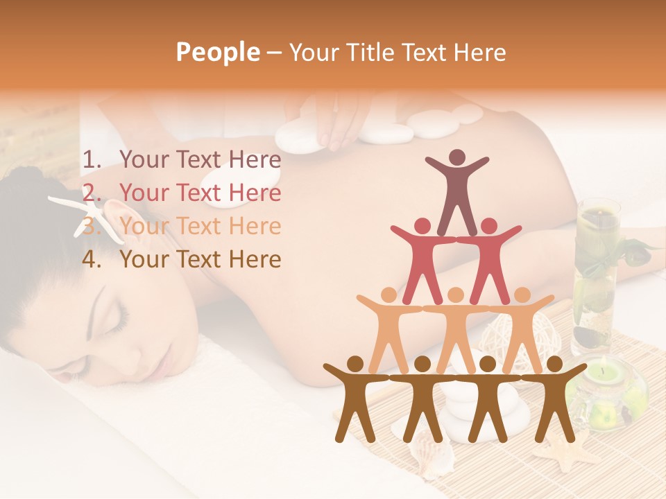 Girl Woman Spa Treatment PowerPoint Template